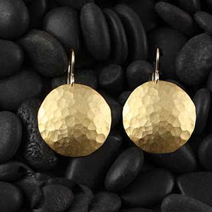 Hammered Domed Earring