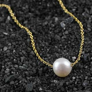 Pearl Solitare Necklace
