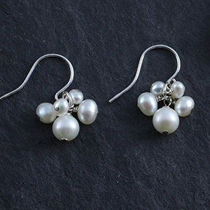 Mixed Pearl Cluster Earring (e-p400)