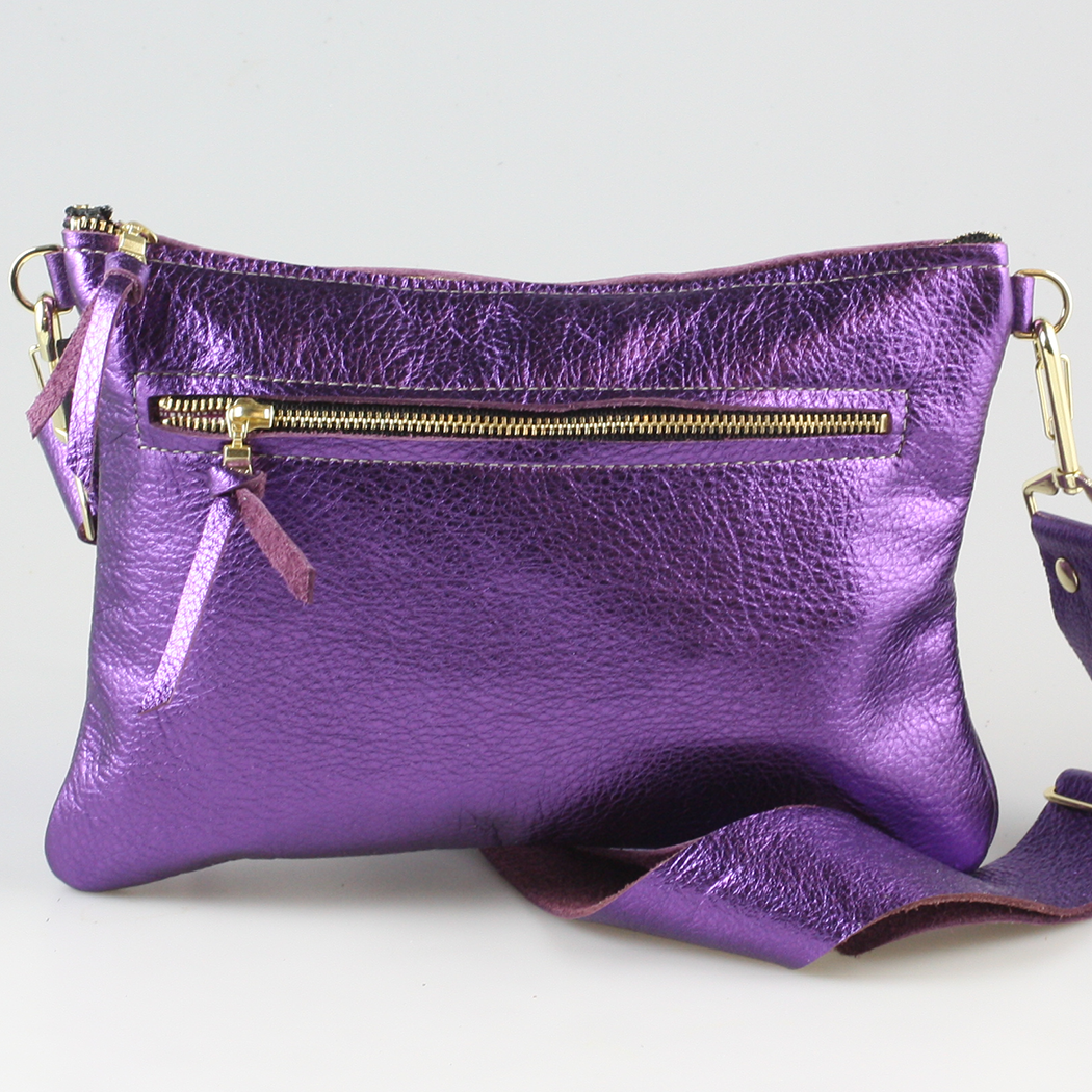 The METALLIC Rita Crossbody and Hip Bag - Zina Kao Exclusives The METALLIC Rita Crossbody and Hip Bag - Zina Kao Exclusives