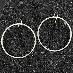 Flat Ring Earrings : 5 sizes