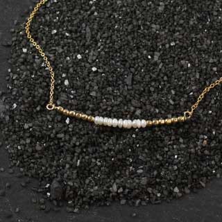 KINDABABY■mini pearls necklace ネックレス Mini Freshwater Pearl Necklace for Women, Thin Pearl Choker